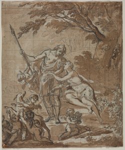 Vênus e Adônis, 1713. de Unbekannt