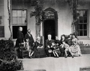 Victor Hugo, romancista francês, exilado em Guernsey, 1866 de Unbekannt