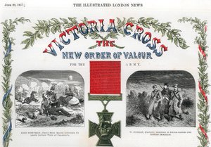 Victoria Cross, prêmio britânico de galanteria, 1857 de Unbekannt