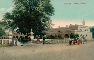 Victoria Hotel Ambala, c1900 de Unbekannt