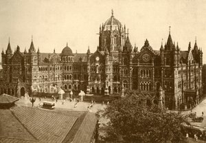 Victoria Station, Bombaim, 1930. de Unbekannt