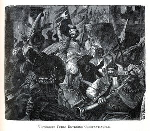 Turcos Vitoriosos Entrando em Constantinopla, 1882 de Unbekannt