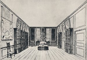 Vista para o Tamisa na Biblioteca Samuel Pepyss, York Buildings, 1928 de Unbekannt