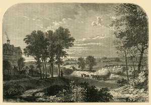 Vista de Moll Kings House, Hampstead, em 1760, c1876. de Unbekannt
