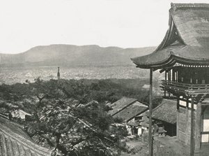 Vista das colinas, Kyoto, Japão, 1895. de Unbekannt