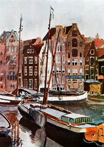 Vista de Amsterdã, 1907 1911-1912 de Unbekannt