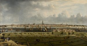 Vista de Antuérpia da cabeça flamenga, 1658. de Unbekannt