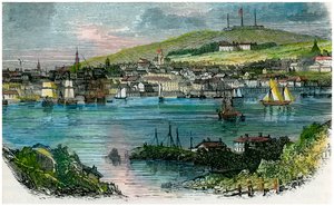 Vista de Halifax, Nova Escócia, c1870 de Unbekannt
