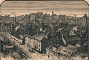 Vista de Lancaster, século c19 de Unbekannt