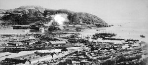 Vista de Port Arthur, Manchúria, 1904. de Unbekannt