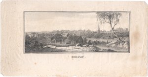 Vista de Tartu, 1800 de Unbekannt
