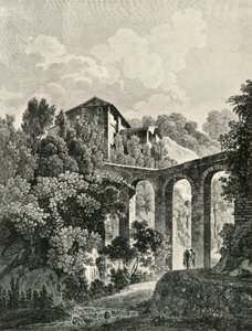 Vista do aqueduto, perto de Alhambra, século XIX, 1907. de Unbekannt