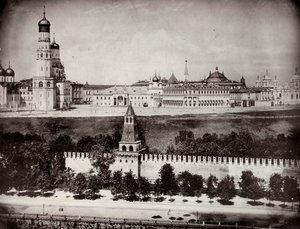 Vista do Kremlin de Moscou, Rússia, c1870-c1875 de Unbekannt
