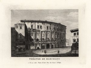 Vista do Teatro de Marcelo, Roma de Unbekannt