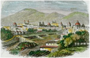 Vista da cidade de Cuzco, Peru, c1875 de Unbekannt