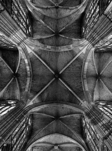 Vista das abóbadas da nave da Catedral Santa Maria de la Regla de Unbekannt