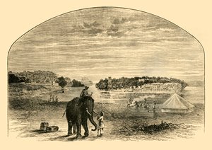 Vista sobre o Indus, 1890. de Unbekannt