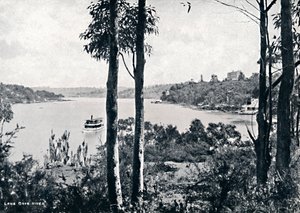 Vista no rio Lane Cove, c1900. de Unbekannt