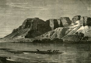 Vista no Nilo, 1890. de Unbekannt