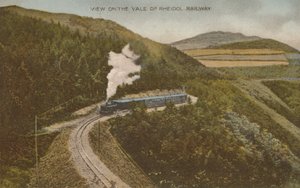 Vista no Vale of Rheidol Railway, início do século XX. de Unbekannt