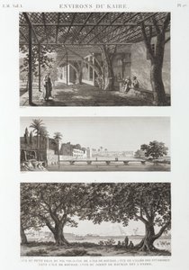 Vistas ao redor do Cairo, Egito, c 1798 de Unbekannt