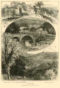 Vistas em Chatsworth e Matlock, 1898. de Unbekannt
