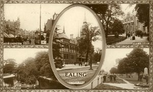Vistas de Ealing, oeste de Londres, 1917. de Unbekannt
