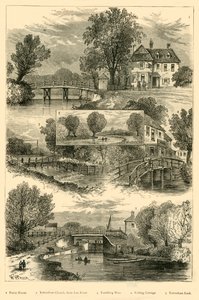 Vistas sobre o rio Lea, c1876. de Unbekannt