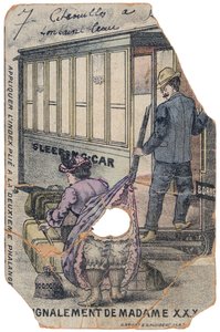 Cartão francês do vintage, c1900 de Unbekannt