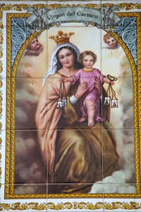 Mosaico da Virgem de Carmen MálagaEspagne de Unbekannt