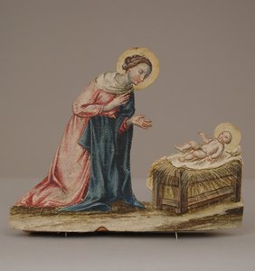 Virgem Maria com Cristo numa Manjedoura, século XVIII. de Unbekannt