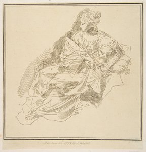 Virgem e o Menino, 1775. de Unbekannt