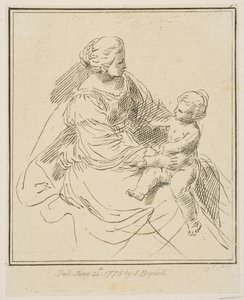 Virgem e Criança, 1775. de Unbekannt