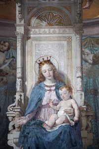 Pintura virgem e infantil na igreja de San Filippo Neri, Turim, Itália de Unbekannt