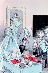 Visão de uma família intelectual na década de 1950, 1883 de Unbekannt