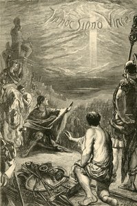 Visão da cruz em Saxa Rubra, 1890. de Unbekannt