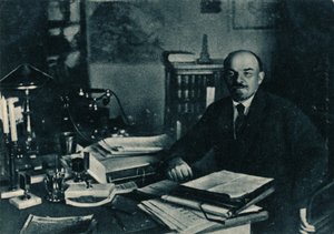 Vladimir Ilich Lenin, líder bolchevique russo, Moscou, Rússia, 7 de outubro de 1922 de Unbekannt