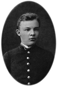 Vladimir Ulyanov Lenin como aluno da escola secundária, Simbirsk, Rússia, 1879 de Unbekannt