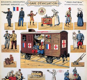 Carruagem da Cruz Vermelha da I Guerra Mundial, c 1916-1918 de Unbekannt