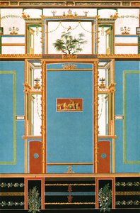 Decoração de parede, Pompéia, Itália, 1928. de Unbekannt