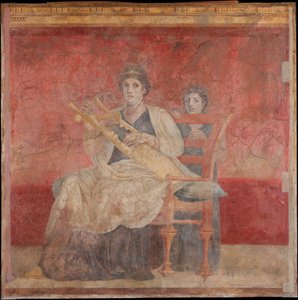 Pintura de parede do quarto H da Villa de P. Fannius Synistor em Boscoreale, ca. 50-40 aC de Unbekannt