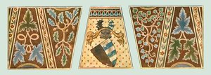 Pinturas de parede na Igreja de St Gieri, Rhazuns, Grisoes, Suíça, 1928. de Unbekannt