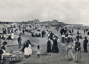 Walton-on-the-Naze - cena na praia, 1895 de Unbekannt