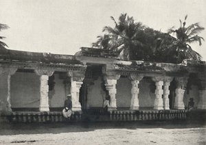Vestíbulo de um templo hindu, Ceilão, 1926 de Unbekannt
