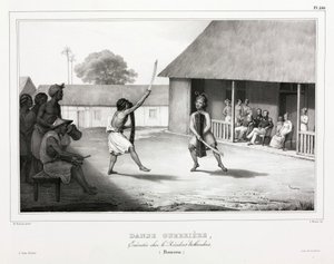 Dança de guerra, Ilha de Buru de Unbekannt