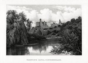 Castelo de Warkworth, Northumberland, 1896 de Unbekannt