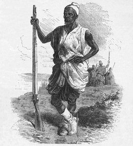 Guerreiro de Elmina, c1880 de Unbekannt