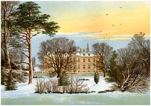 Warter Priory, perto de Pocklington, Yorkshire, casa da família Wilson, c1880 de Unbekannt