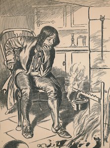 Assistindo a chaleira fervendo, c1907 de Unbekannt
