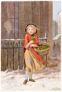 Vendedor de agrião, c1880 de Unbekannt